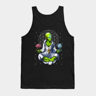 Psychedelic Alien Meditation Tank Top